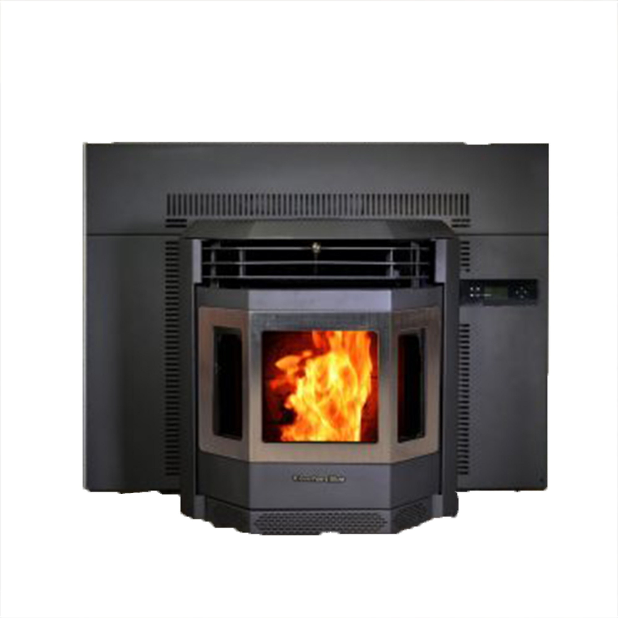 ComfortBilt, Pellet Stove, Heat Output 41000 Btu/hour, Heating Capability 2800 ft², Model# HP22i-Black-SS